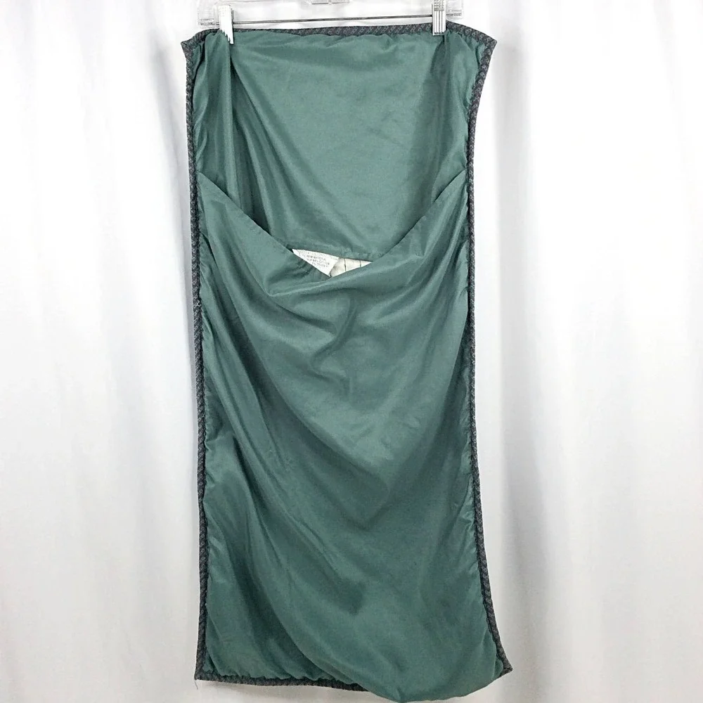1 Pair Quilted Boho King Size Pillow Sham Set of 2 Teal Brown